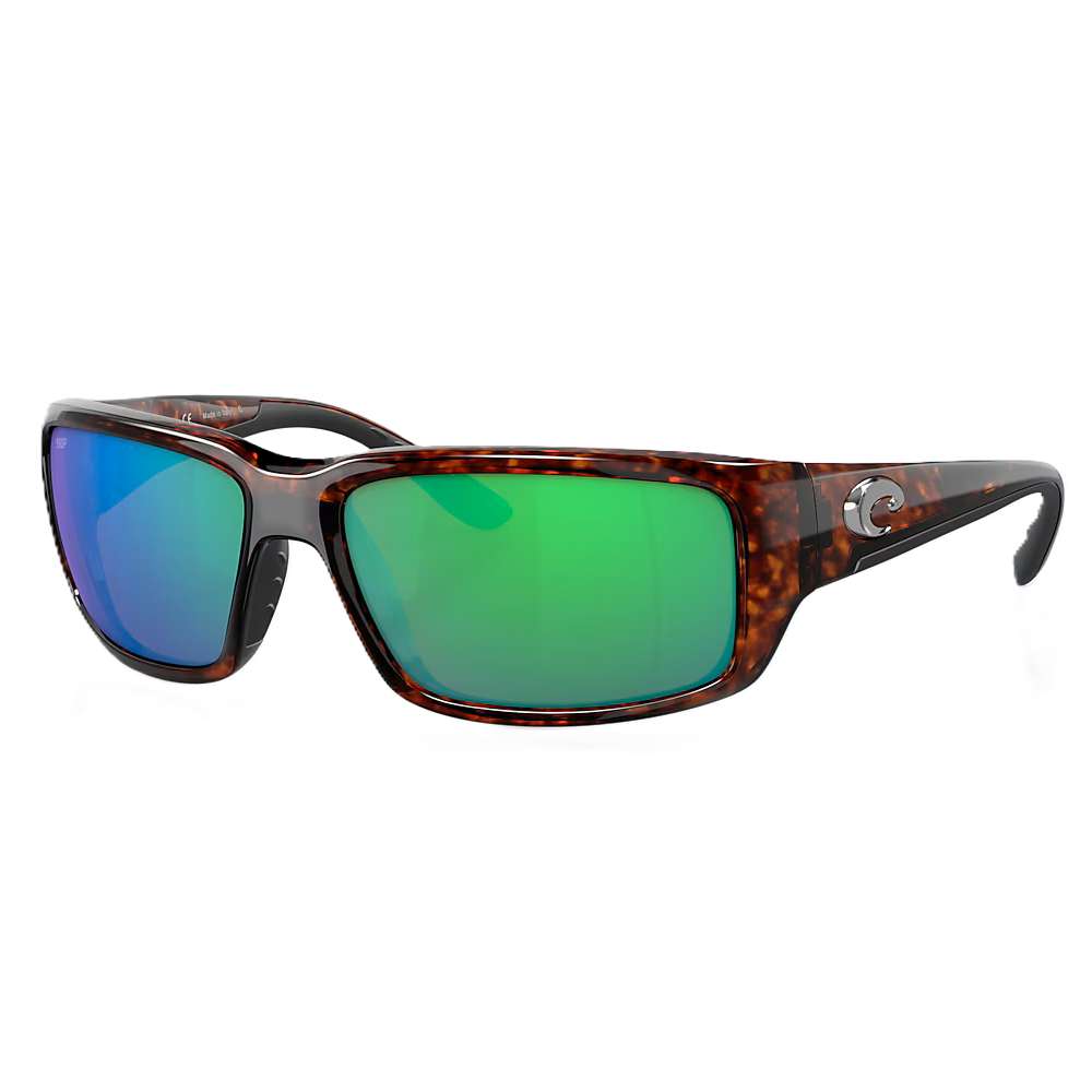 Costa Del Mar Tailfin Polarized Sunglasses - Tortoise w/ Green Mirror