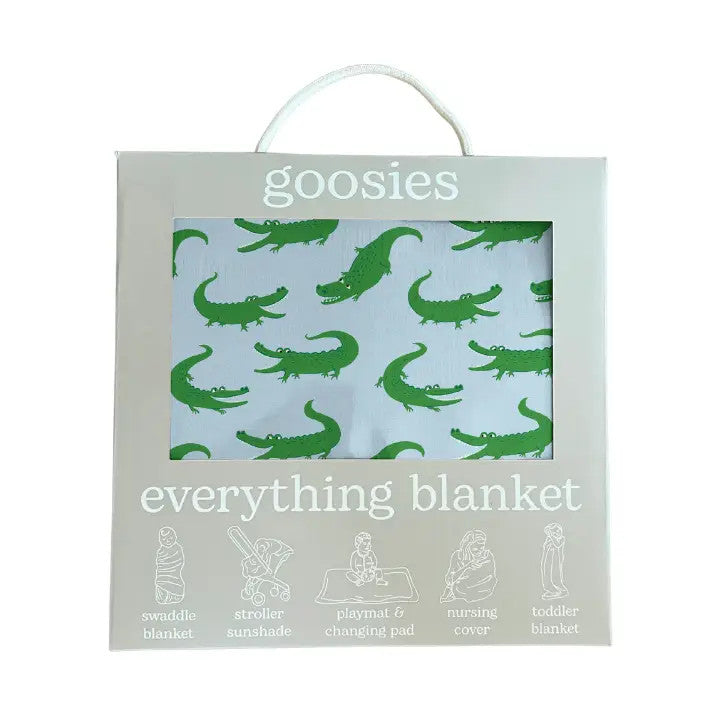 Goosies Everything Blanket - Blue Alligators