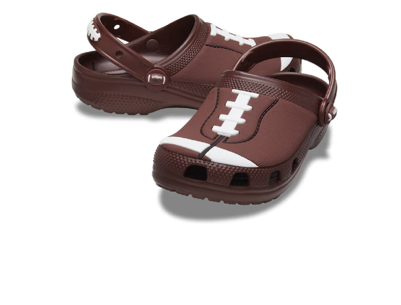 Crocs Toddler Classic Football Clog - Dark Clay
