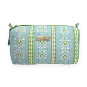 Laura Park Rosemary Stripe Blue Signature Small Cosmetic Bag