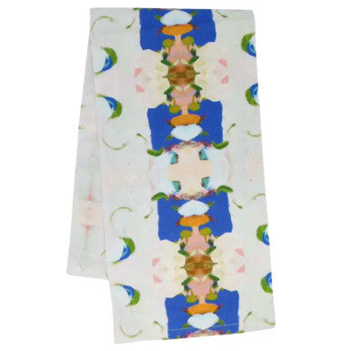 Laura Park Monet's Garden Navy Tea Towel