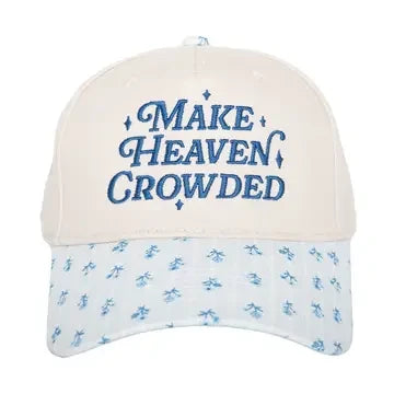 Katydid Women's Make Heaven Crowded Vintage Trucker Hat - Light Blue