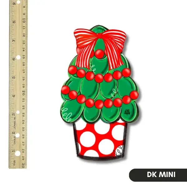 DK Designs Red Dot Christmas Tree Mini