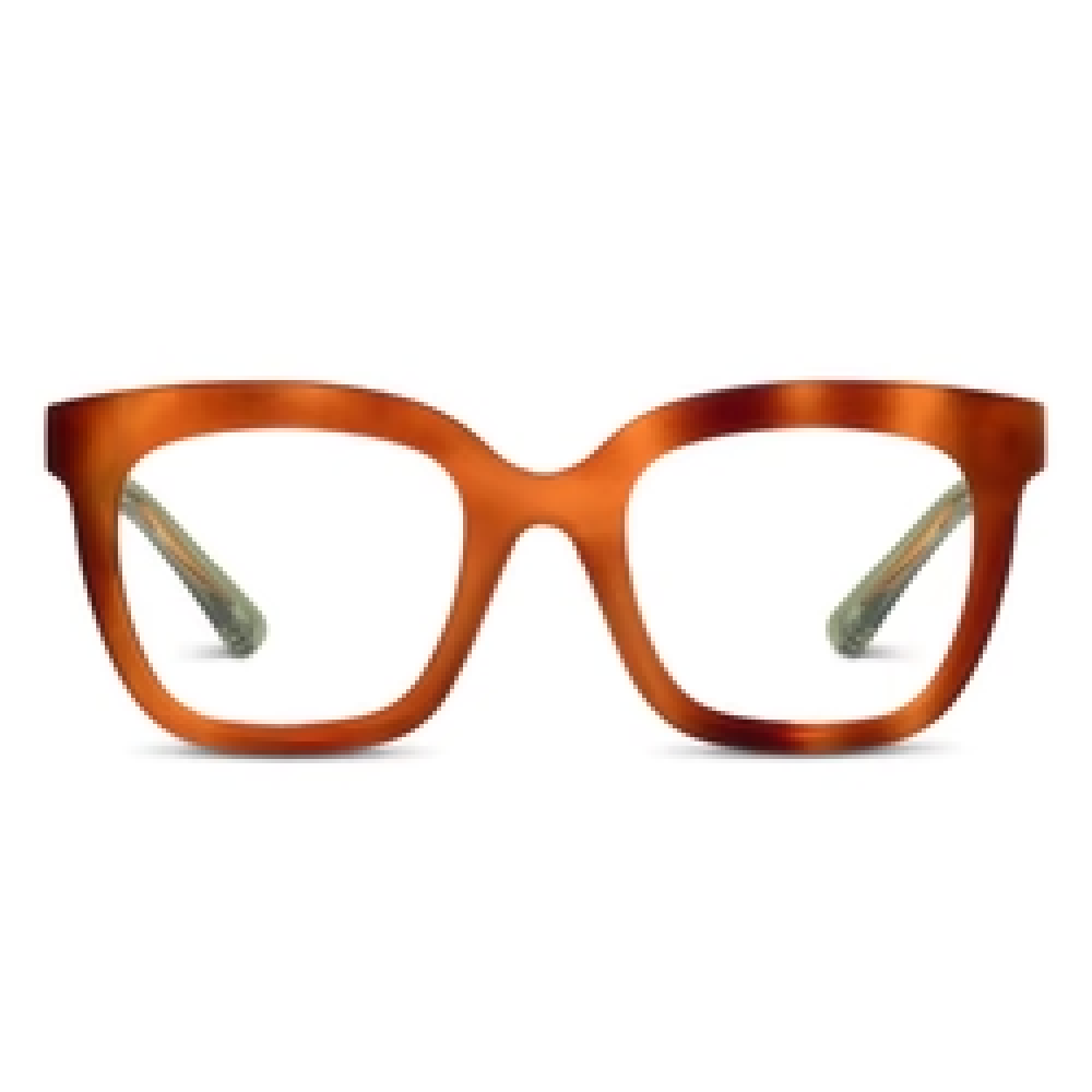 Peepers Fanfare Blonde Tortoise/Green Blue Light Reading Glasses