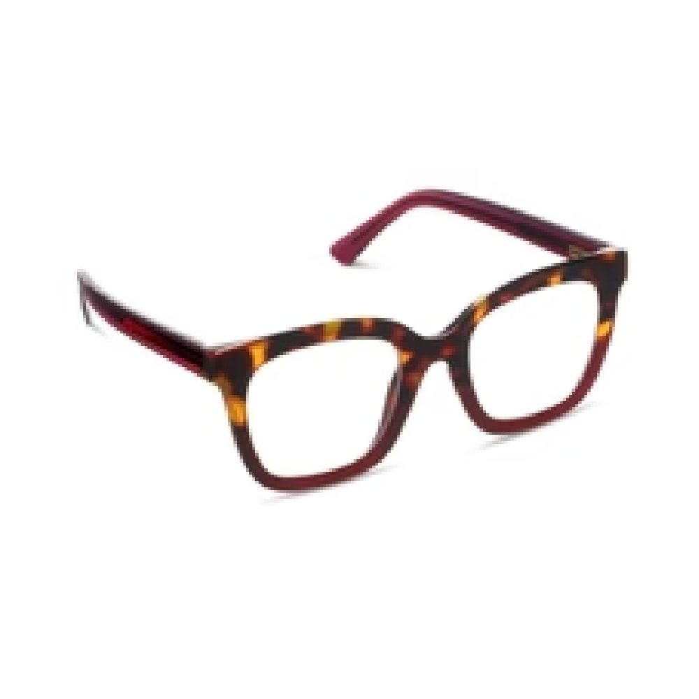 Peepers Fanfare Tortoise/Cherry Blue Light Reading Glasses