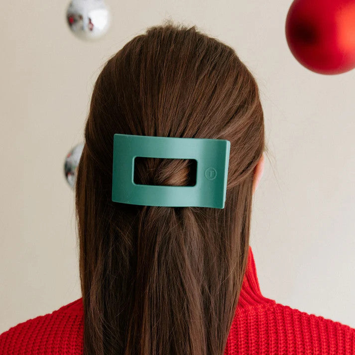 Teleties Fir Real Medium Flat Rectangle Hair Clip