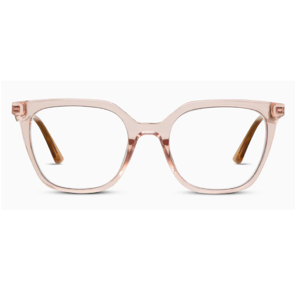 Peepers Josephine OverSized Square Blue-Light Reading Glasses – Blush