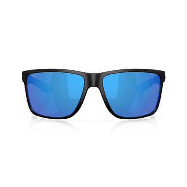 Costa Del Mar Broadbill II XL Polarized Sunglasses - Matte  Black/Blue Mirror