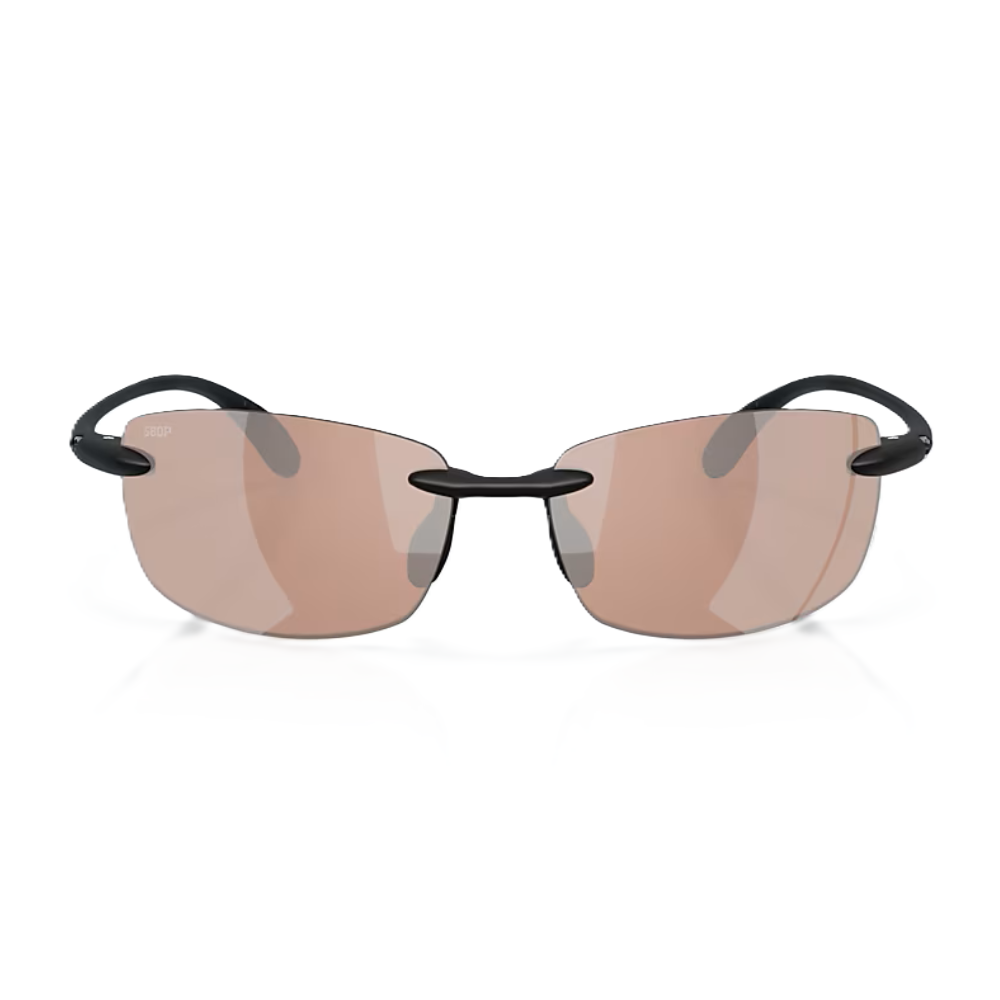 Costa Del Mar Ballast Polarized Sunglasses – Matte Black Frame with Copper Silver Gradient Lens