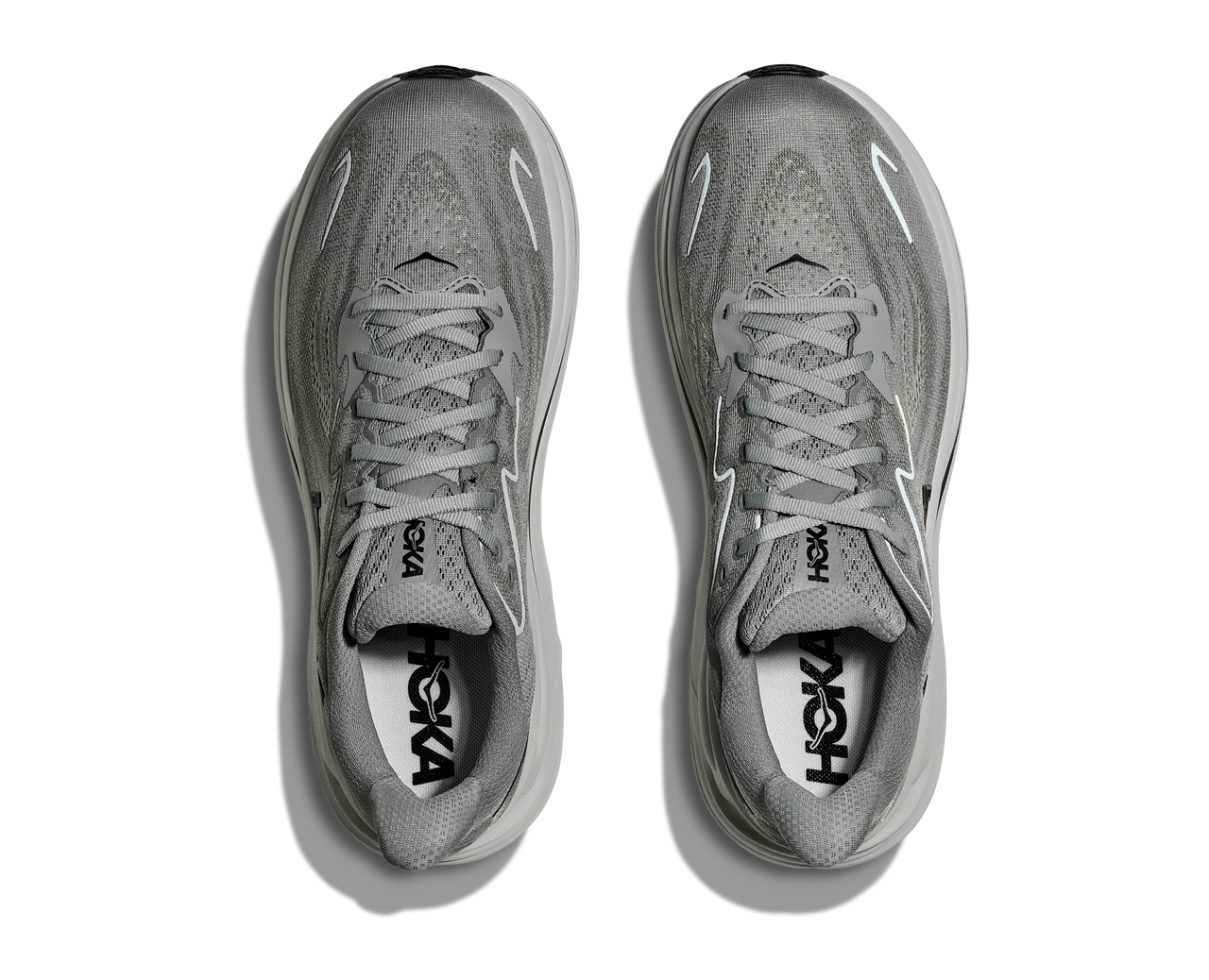 Hoka Men's Clifton 10 Running Shoe - Galactic Grey/Asteroid