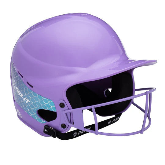 Rip-It Girls Play Ball Softball Batting Helmet - Lavender