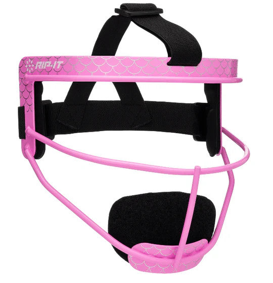 Rip-It Girls Play Ball Softball Fielder's Mask - Gumball Pink