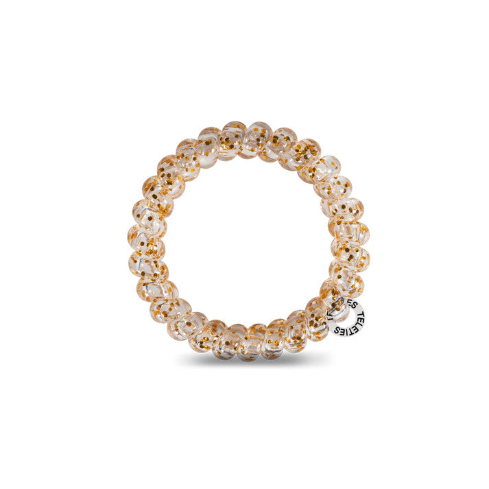 Teleties Glitter & Gold Large Hair Ties