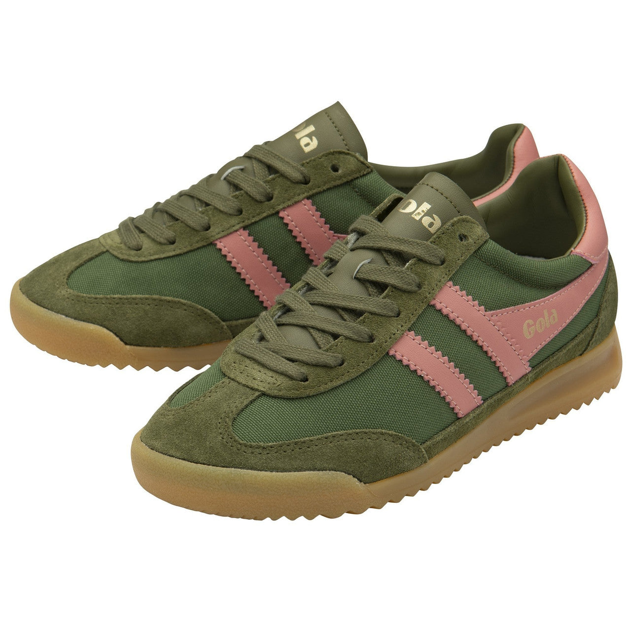 Gola Tornado Zephyr Sneakers - Green Mist/Fluro Pink