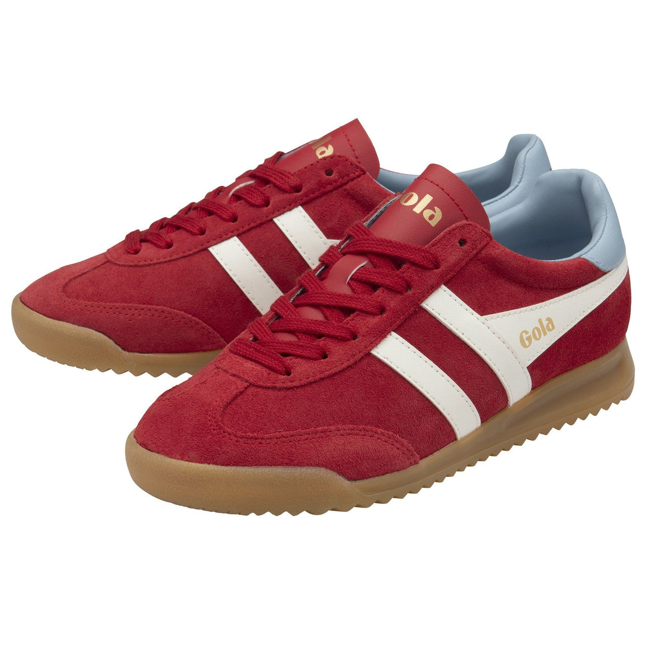 Gola Torpedo Suede Sneaker– Red/Off White/Air