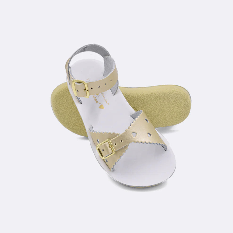 Sun‑San Sweetheart Infant Girl's Sandals - Gold