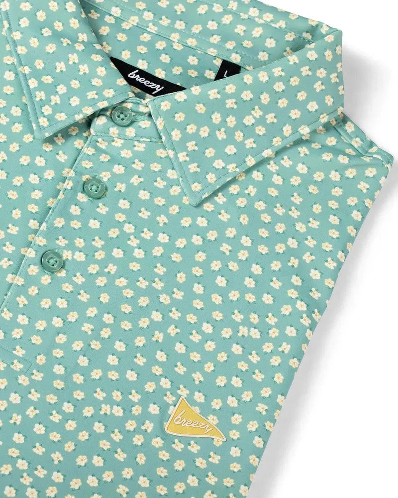 Breezy Golf Men's The Green Magnolias Polo