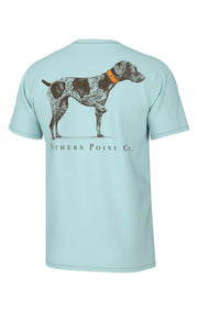 Southern Point Greyton Detail Tee - Pool Water