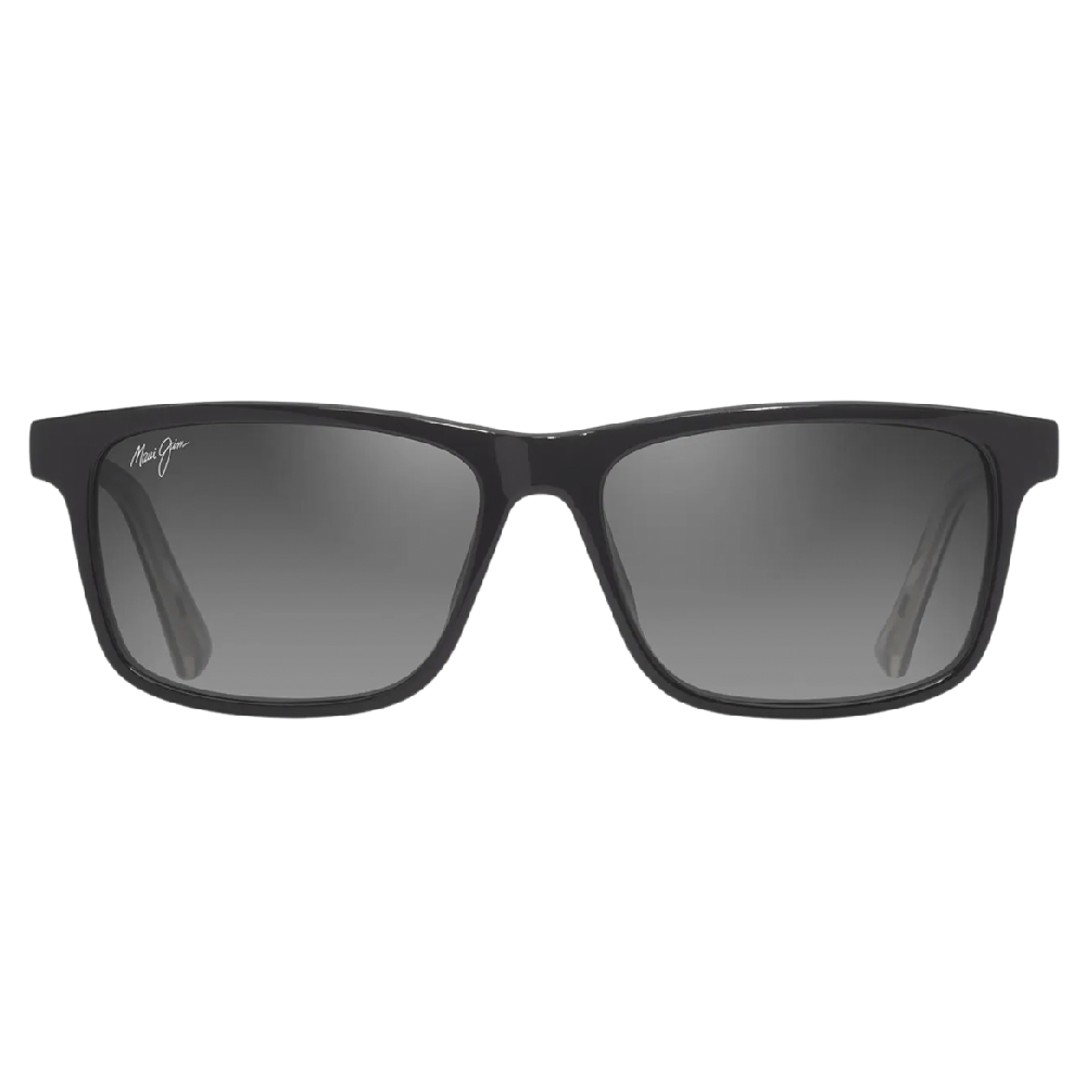 Maui Jim ‘Okina Polarized Sunglasses – Shiny Black Frame