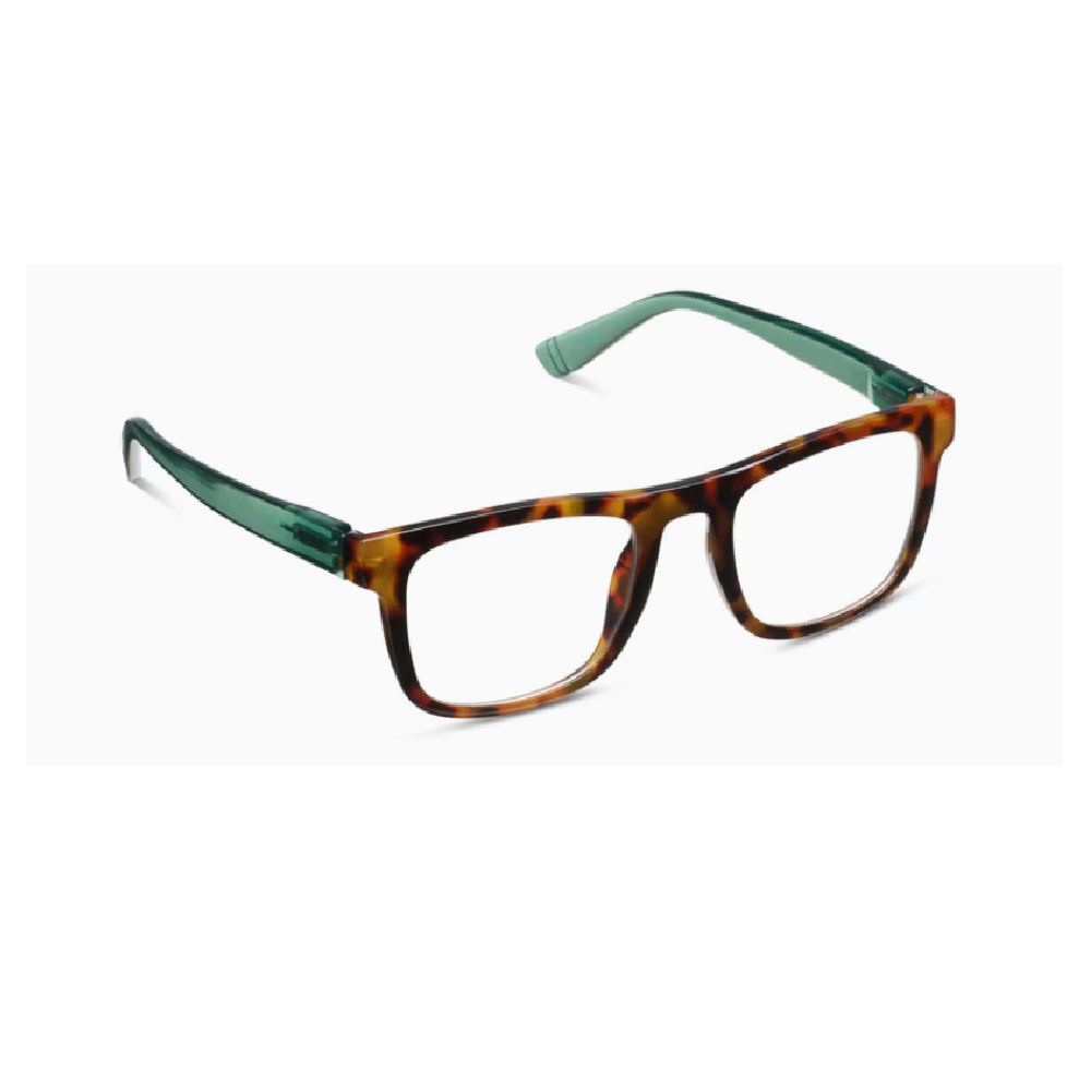Peepers Hall Blue Light Reading Glasses - Tortoise/Green