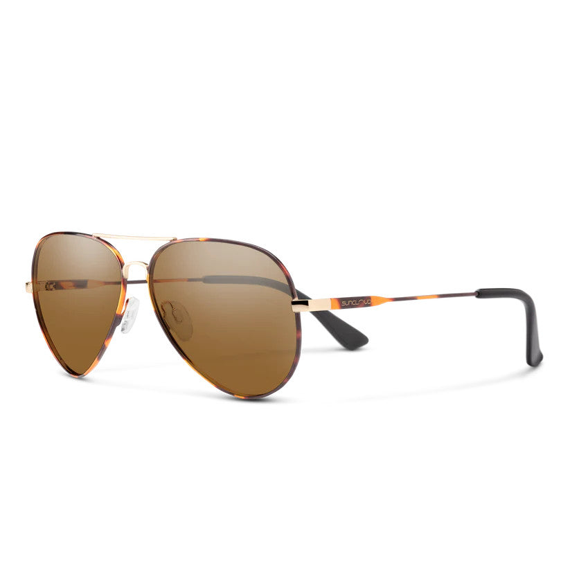 Suncloud Hard Deck Polarized Sunglasses – Metal Tortoise/Polarized Brown