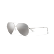 Suncloud Hard Deck Polarized Sunglasses - Silver/Silver Mirror