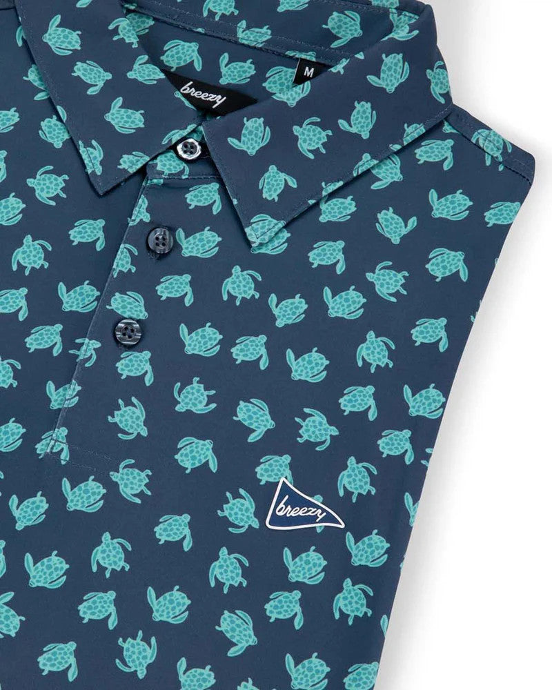 Breezy Gold Men's The Hardshell Polo