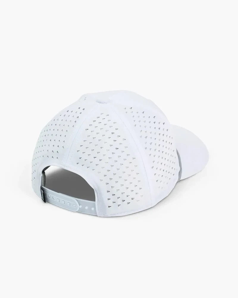 Breezy Golf Men's Have A Day White Perforated Performance Hat