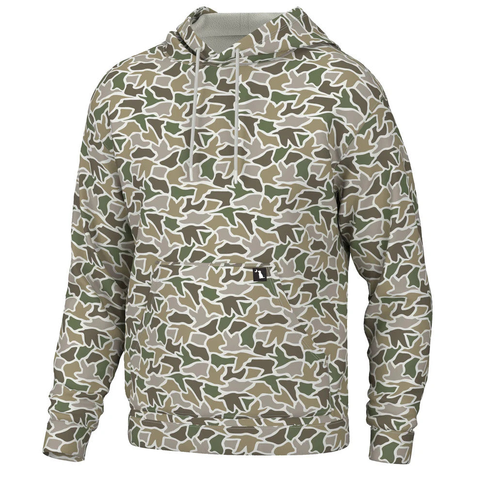 Local Boy Youth Boys Hilltop Cotton Hoodie - Duck Camo