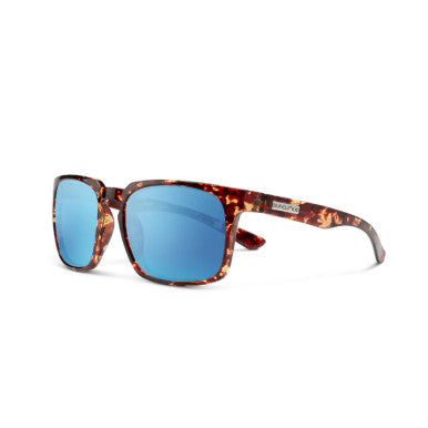 Suncloud Hundo Polarized Sunglasses – Tortoise/Polarized Aqua Mirror