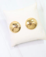 Caroline Hill Draw the Line Earring Gold