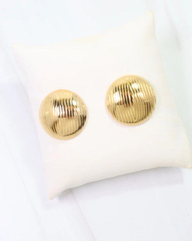 Caroline Hill Draw the Line Earring Gold