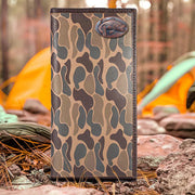 Zep-Pro Men's Secretary Old School Camo Leather Wallet - Bass