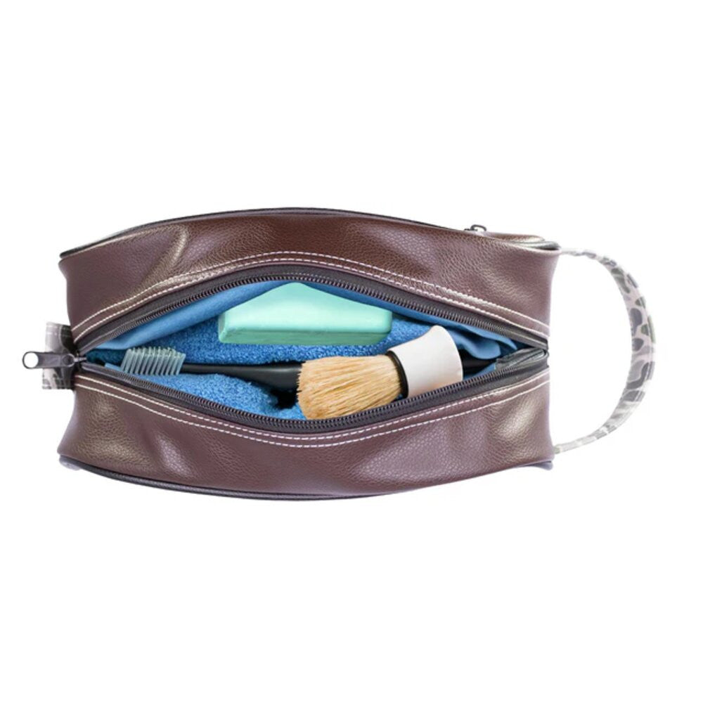 Zep-Pro Bass Old School Camo Toiletry Bag - Green/Gray