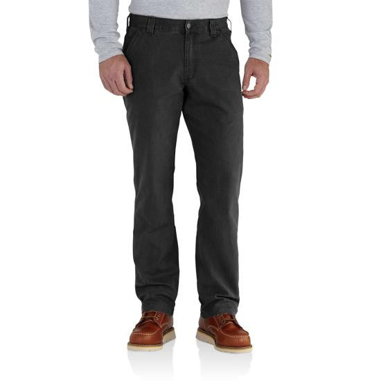 Carhartt Rugged Flex Relaxed Fit Canvas Work Pant - Black