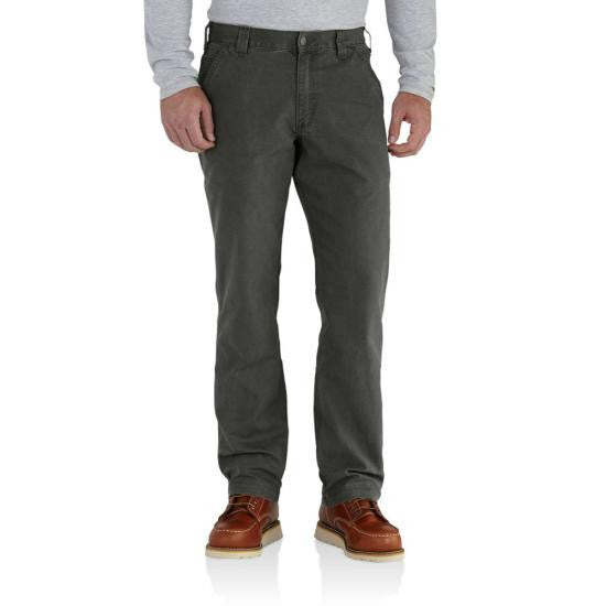 Carhartt Rugged Flex Relaxed Fit Canvas Work Pant- Peat
