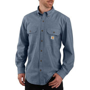 Carhartt Loose Fit Midweight Shirt - Denim Blue Chambray