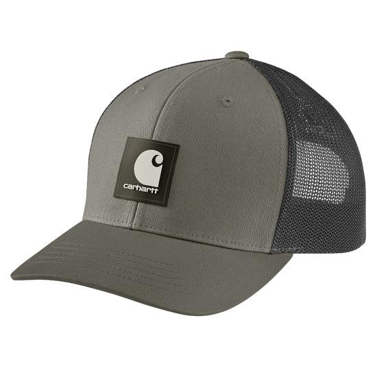 Carhartt Rugged Flex Twill Mesh-Back Logo Patch Cap - Dusty Olive