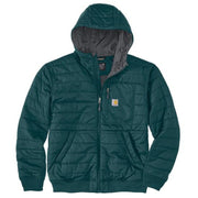 Carhartt Rain Defender Relaxed Fit Lightweight Insulated Hooded Jacket - Greenstone