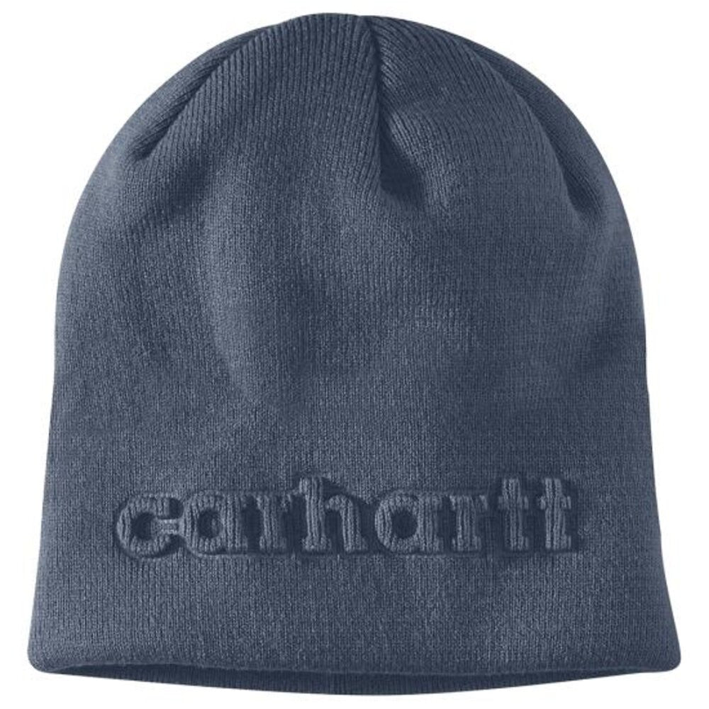 Carhartt Men's Knit Embossed Beanie - Bluestone