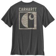 Carhartt Men's Irvine Relaxed Block Camo T-Shirt - Carbon Heather