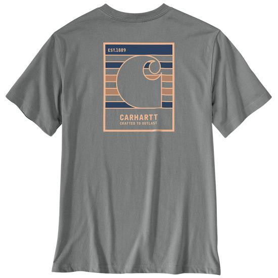 Carhartt Men's Irvine Relaxed Outlast T-Shirt - Weathered Ash Heather