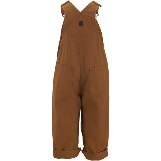 Carhartt Boys Loose Fit Canvas Bib Overall - Carhartt Brown