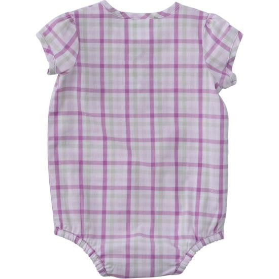 Carhartt Infant Girls Short-Sleeve Plaid Bodysuit - Bodacious