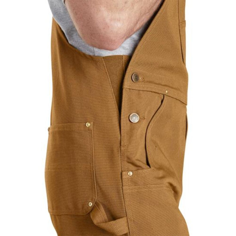 Carhartt Duck Bib Overalls - Unlined - Carhartt Brown