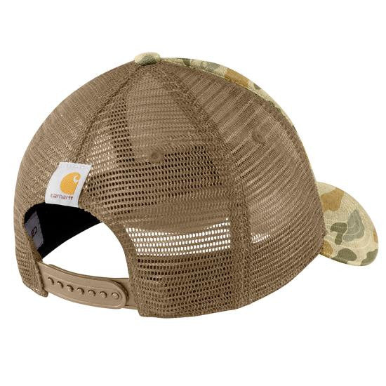 Carhartt Men's Canvas Mesh-Back Camo Cap - Beach Signature Camo