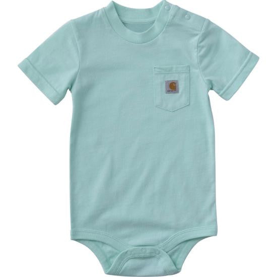Carhartt Infant Short-Sleeve Pocket Bodysuit - Unisex - Yucca
