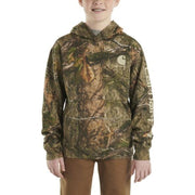 Carhartt Boys Long-Sleeve Camo Graphic Sweatshirt - Mossy Oak Country DNA