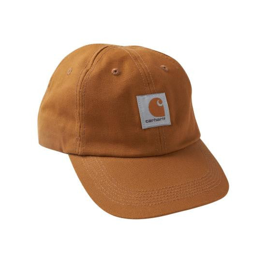Carhartt Kid's Logo Canvas Cap - Carhartt Brown