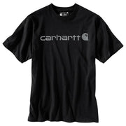 Carhartt Men's Short Sleeve Logo T-Shirt - Black/Grey